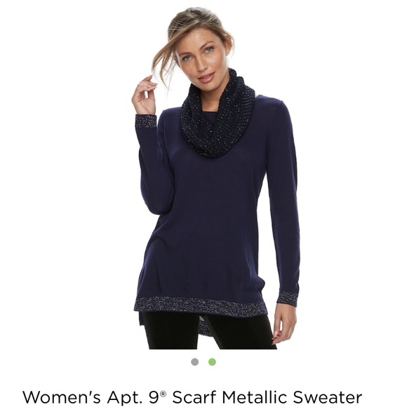 Apt. 9 Tops - NWT Tunic and scarf combo SALE